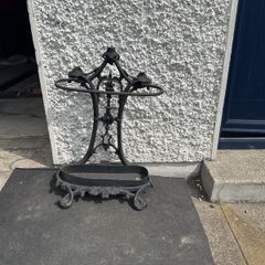 Antique Cast Iron Umbrella/ Stick Stand