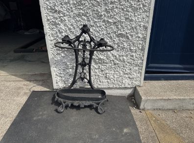 Antique Cast Iron Umbrella/ Stick Stand