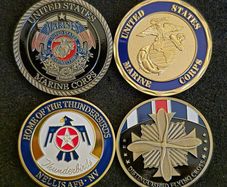 UNITED STATES, military challenge/ commerative coins.