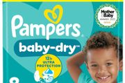 nappy -two bags of Pampers size 8