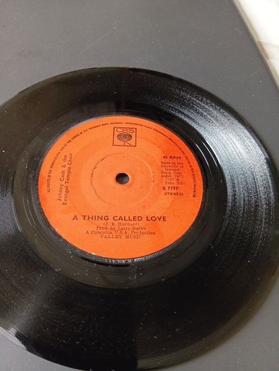 A thing called love 7"vinyl single Irish pressing Johnny Cash