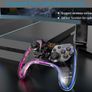 RGB Light Wireless PS4 & Switch Controller Joystock Transparent Image 6