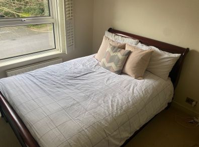 Mahogany Sleigh Bed frame