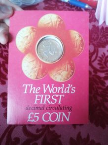1981 Isle Of Man Silver Proof 5 Pounds Coin
