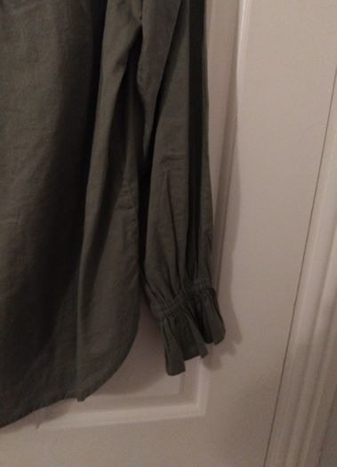 M&S green blouse size 10