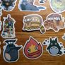 Japanese Anime Stickers Decals. Hayao Miyazaki Image 6