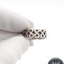 Sterling Silver Celtic Knot Ring, Full British Hallmarks Image 7