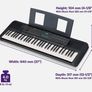 Yamaha PSR E273 Portable Keyboard with accessories, Black. Like NEW, never played. Image 9