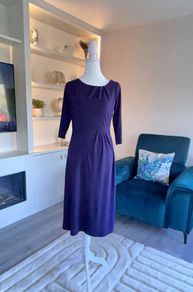 Brand-New Ladies Purple Dress from L.K. Bennett London. Size UK 8 / EU 36