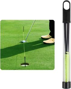 Golf Putting Guide Line Golf Training Aid Golf Putting String with Pegs LXXLQ-01