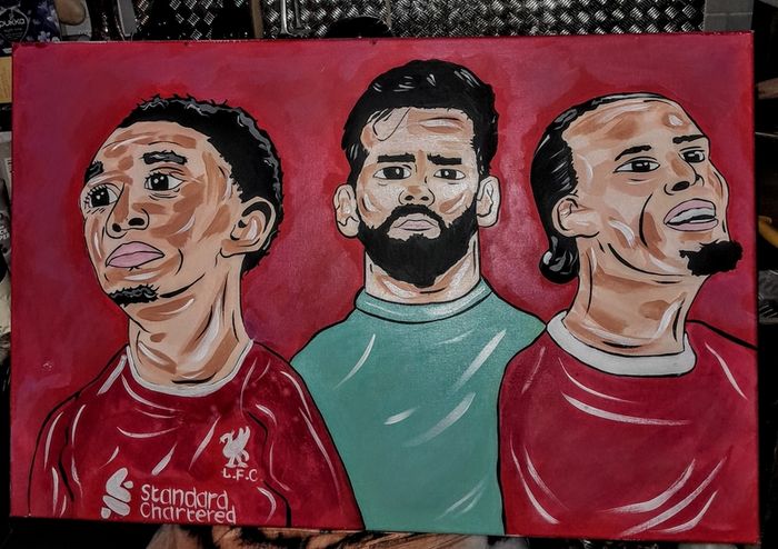 Liverpool painting on canvas