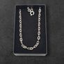 Vintage Signed 925 Sterling Silver Anchor Link Chain, Full British Hallmarks 1977 Image 2