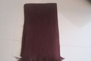 Wine/Maroon Ribbed Scarf.