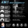 Electric Razor for Men, ElectriBrite Bald Head Shaver Rotary Cordless Nose Hair Beard Trimmer Clippers Facial Cleansing Brush Waterproof USB Rechargeable Men Grooming Kit with 5D Floating 5 Razor Head Image 5