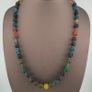 Antique African Style MultiColor Glass Beads Necklace Image 7