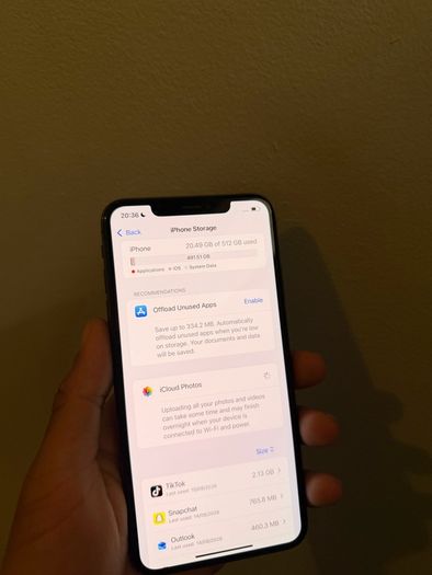 iPhone XSMax 512