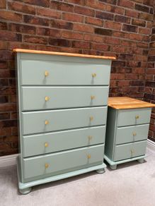 Chest of Drawers and bedside table / locker