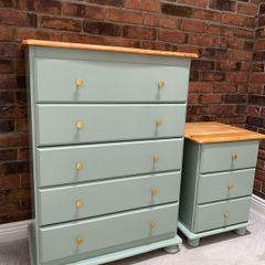Chest of Drawers and bedside table / locker