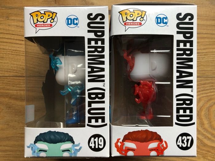 Funko DC: Superman Red & Blue (Convention Exclusives)