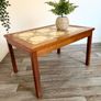 Vintage Retro Mid Century Danish Teak and Tile Coffee Table Image 10