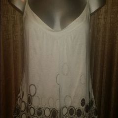Boutique cream/silver top size UK14 EUR42 Perfect condition Postage included