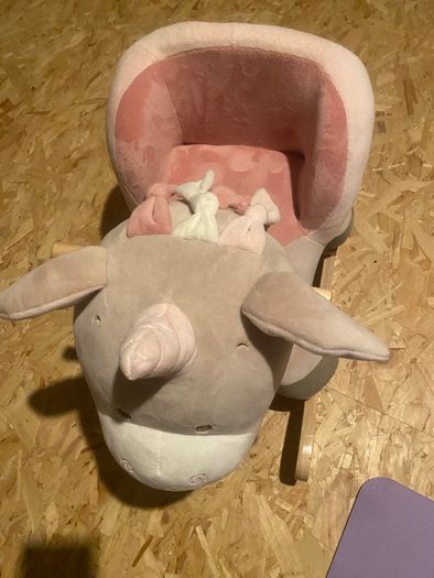 Wooden Baby Rocker Unicorn
