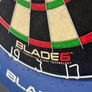 dart board blade 6 with light surround and darts Image 4