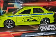 Jada Fast &amp;Furious Brian's Mitsubishi Lancer Evolution VII 1.42 scale