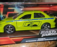 Jada Fast &Furious Brian's Mitsubishi Lancer Evolution VII 1.42 scale