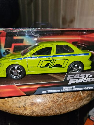 Jada Fast &Furious Brian's Mitsubishi Lancer Evolution VII 1.42 scale