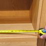 Oak color book shelf  lots of space Image 6