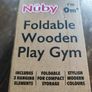 Nuby Foldable Wooden Baby Play Gym Image 3