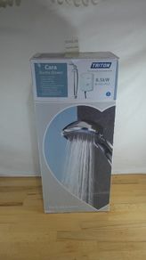 Triton Cara 8.5kW Electric Shower - White / Chrome Finish (New / Unused Boxed)