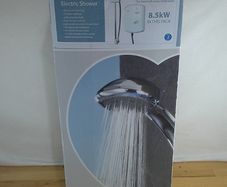 Triton Cara 8.5kW Electric Shower - White / Chrome Finish (New / Unused Boxed)