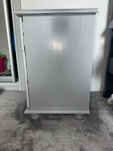 Solid Wood 3 Drawer Bedside Locker