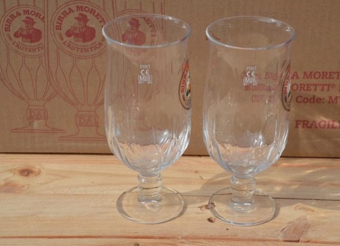 Moretti Pint Glasses