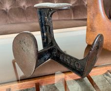 Cobblers Anvil Vintage Cast Iron Shoe Last Book End Door Stop Heavy Prop