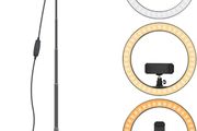 10" with 67" Extended Tripod Stand &amp; Phone Holder for YouTube Video, Camera Led Ring Light for Streaming, Makeup, Selfie Photography Compatible with iPhone Android (FREE POSTAGE)
