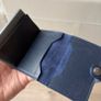 Secrid Blue Leather Wallet Image 3