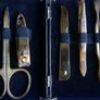 Vintage 24K Gold Plated Travel Manicure Set in a Miniature Briefcase Image 5