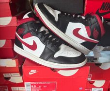 Nike Air Jordan 1 Mid Gym Red Black White 554724-122