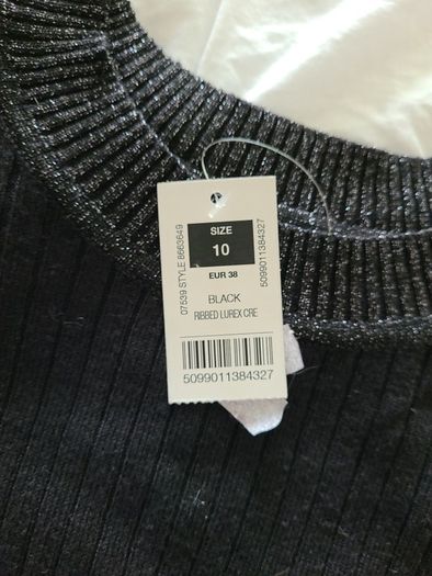 Black Jumper Size 10