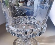 Vintage Failte Crystal Handcut Full Lead Crystal Glass Bowl