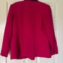 Vintage Petite Sophisticate Pink Wool Crepe Blazer size 10 Image 3