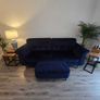 Couch and footstool Image 3