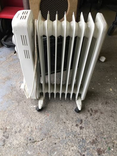 Dimplex storage heater.