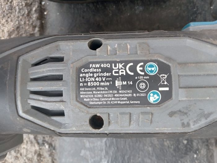 FAW 40Q Cordless Angle Grinder