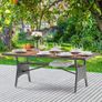 Garden Dining Table 8 person Outdoor Patio Table Image 4
