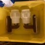 1960s art deco style retro lighting set postage available Image 4