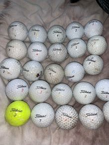 25 Mixed Tiltiest golf balls